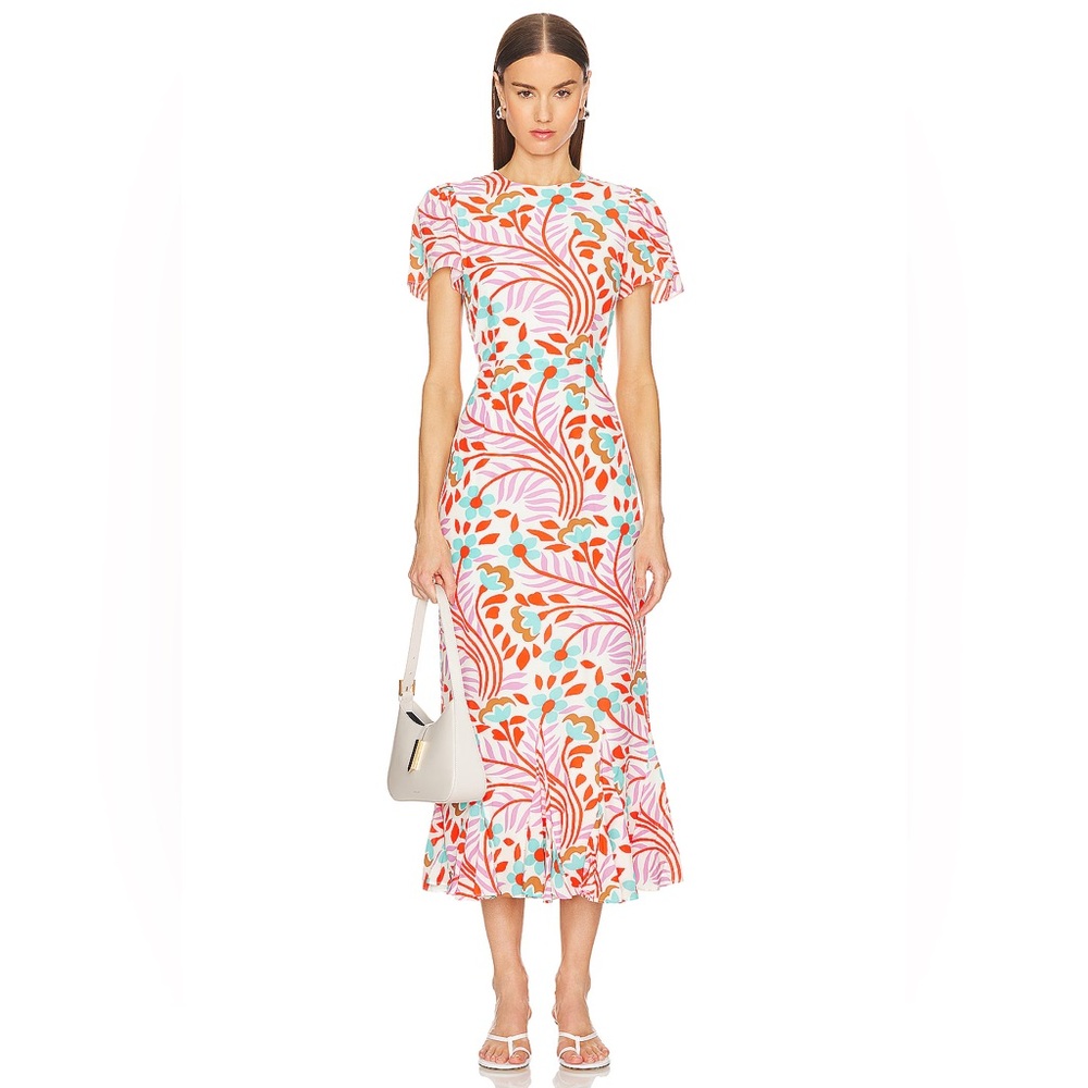 RHODE Lulani Dress in Lago Vine Size 2